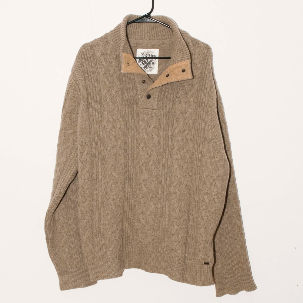 Barbour Lambswool Quarter Button Up Sweater